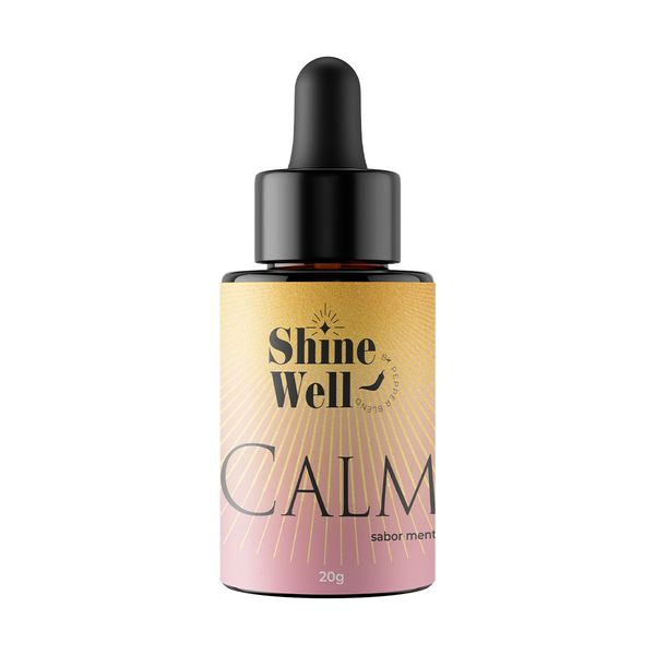 Calm Bala Líquida Calmante 20ml Linha Shine Well Pepper Blend