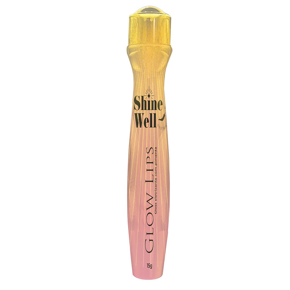 Glow Lips Bala Líquida Gloss 15g Linha Shine Well Pepper Blend Glow Lips Bala Líquida Gloss 15g Linha Shine Well Pepper Blend