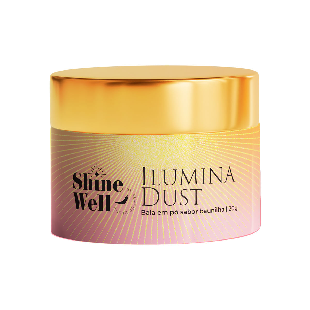 Ilumina Dust Bala em Pó 25g Linha Shine Well Pepper Blend Ilumina Dust Bala em Pó 25g Linha Shine Well Pepper Blend