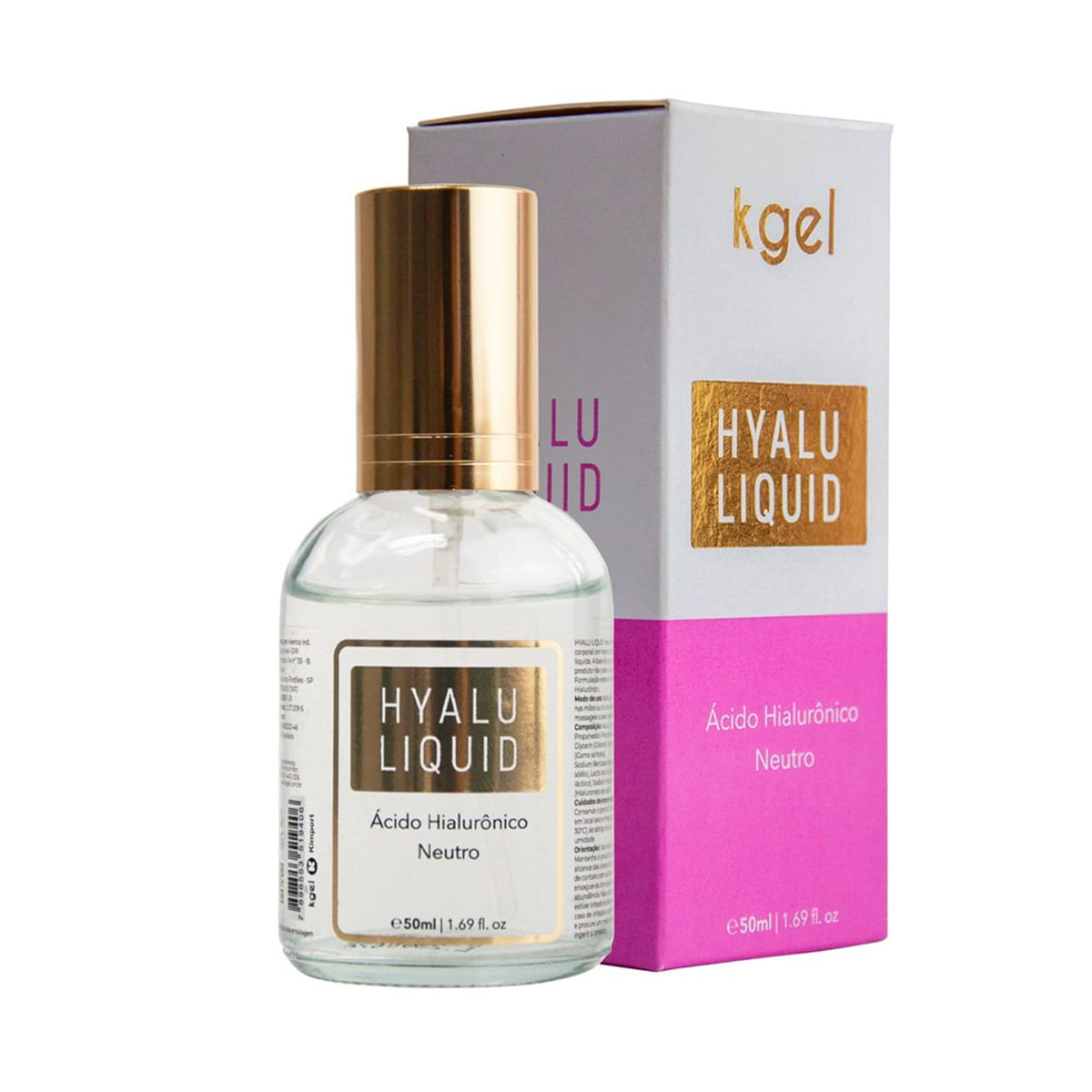 Hyalu Liquid Balm Corporal Intimo Neutro com Ácido Hialurônico 50ml K-Gel