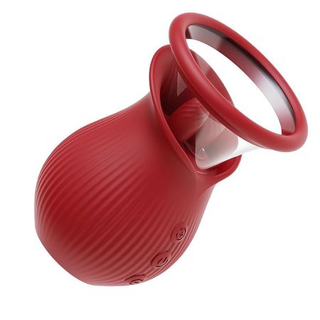 Scarlet Vibrador Sugador de Clitóris Formato de Rosa Multivelocidade Sexy Import