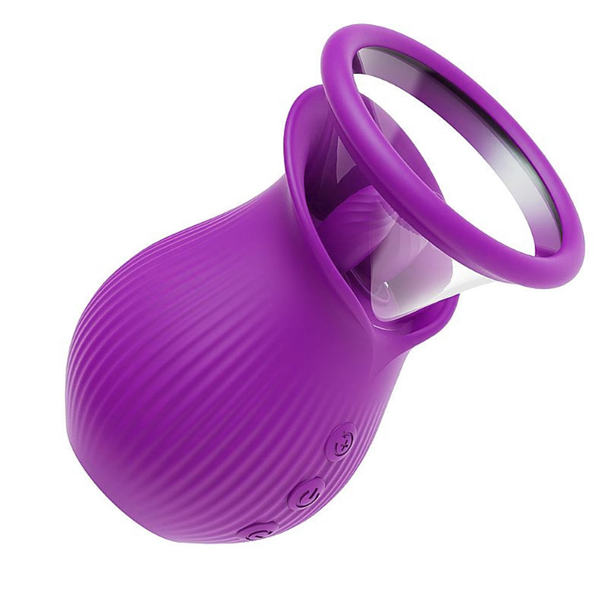 Scarlet Vibrador Sugador de Clitóris Formato de Rosa Multivelocidade Sexy Import