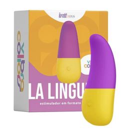 La Lingueta Estimulador Clitoriano com 10 Modos de Vibração Linha Collors Intt