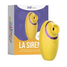 La Sirena Estimulador Clitoriano com 10 Modos de Onda de Pressão Linha Collors Intt