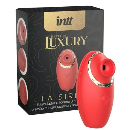 La Sirena Estimulador Clitoriano com 10 Modos de Onda de Pressão Linha Luxury Intt