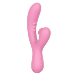 Oasis Vibrador Ponto G com Estimulador Clitoriano e 10 Modos de Vibração Linha Collors Intt