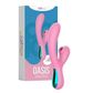 Oasis Vibrador Ponto G com Estimulador Clitoriano e 10 Modos de Vibração Linha Collors Intt