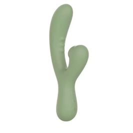 Oasis Vibrador Ponto G com Estimulador Clitoriano e 10 Modos de Vibração Linha Wellness Intt