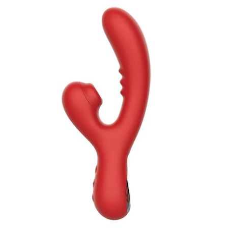 Oasis Vibrador Ponto G com Estimulador Clitoriano e 10 Modos de Vibração Linha Luxury Intt
