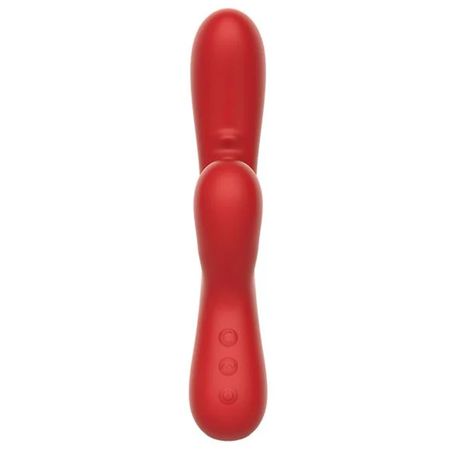 Oasis Vibrador Ponto G com Estimulador Clitoriano e 10 Modos de Vibração Linha Luxury Intt