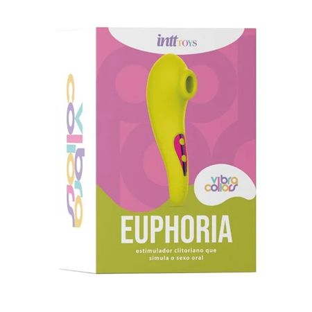 Euphoria Colors Estimulador Clitoriano Linha Vibra Collors Multivelocidade Intt