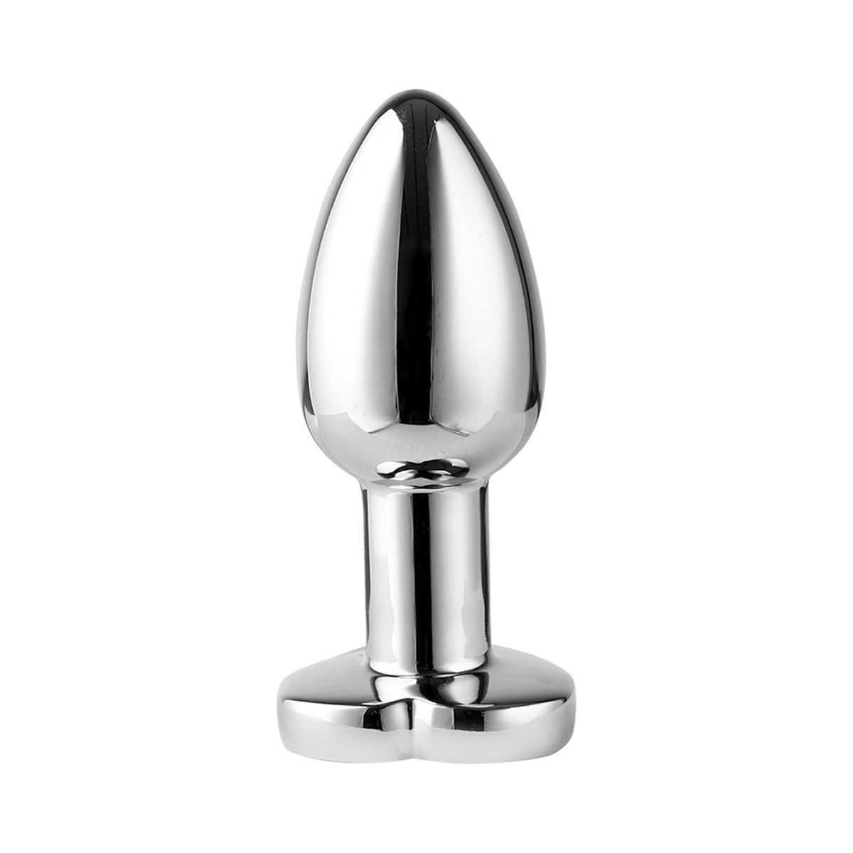 Plug Anal de Luxo em Metal com LED e 12 Modos de Vibração Vip Mix