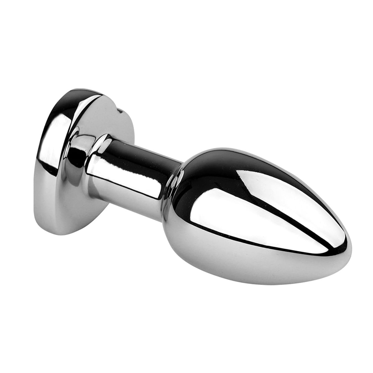 Plug Anal de Luxo em Metal com LED e 12 Modos de Vibração Vip Mix