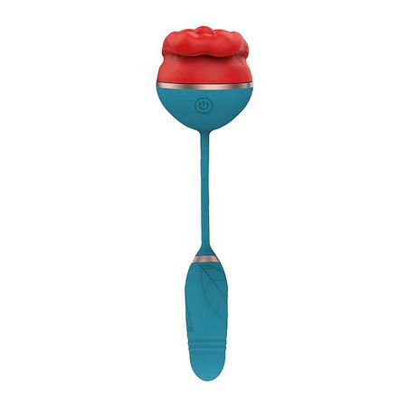 Vibrador de Clitóris Formato de Boca com Bullet Vai e Vem e 10 Modos de Estimulação Sexy Import