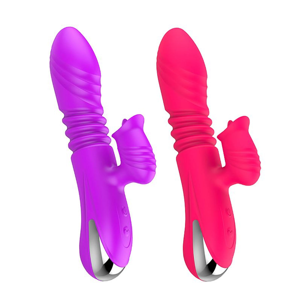 Stretch & Lick Vibrador de Ponto G e Clitóris com Língua e 12 Modos de Vai e Vem Sexy Import