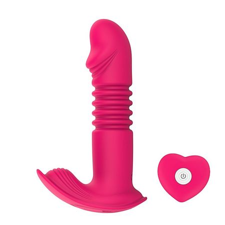 Vibrador Ponto G e Clitóris com Controle Remoto e 12 Modos de Sobe e Desce Sexy Import