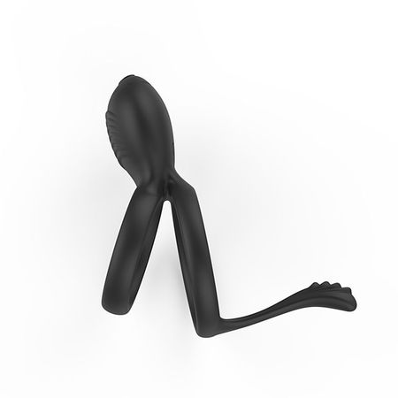 Anel Peniano Duplo Estimulador de Clitóris com Vibrador Sexy Import