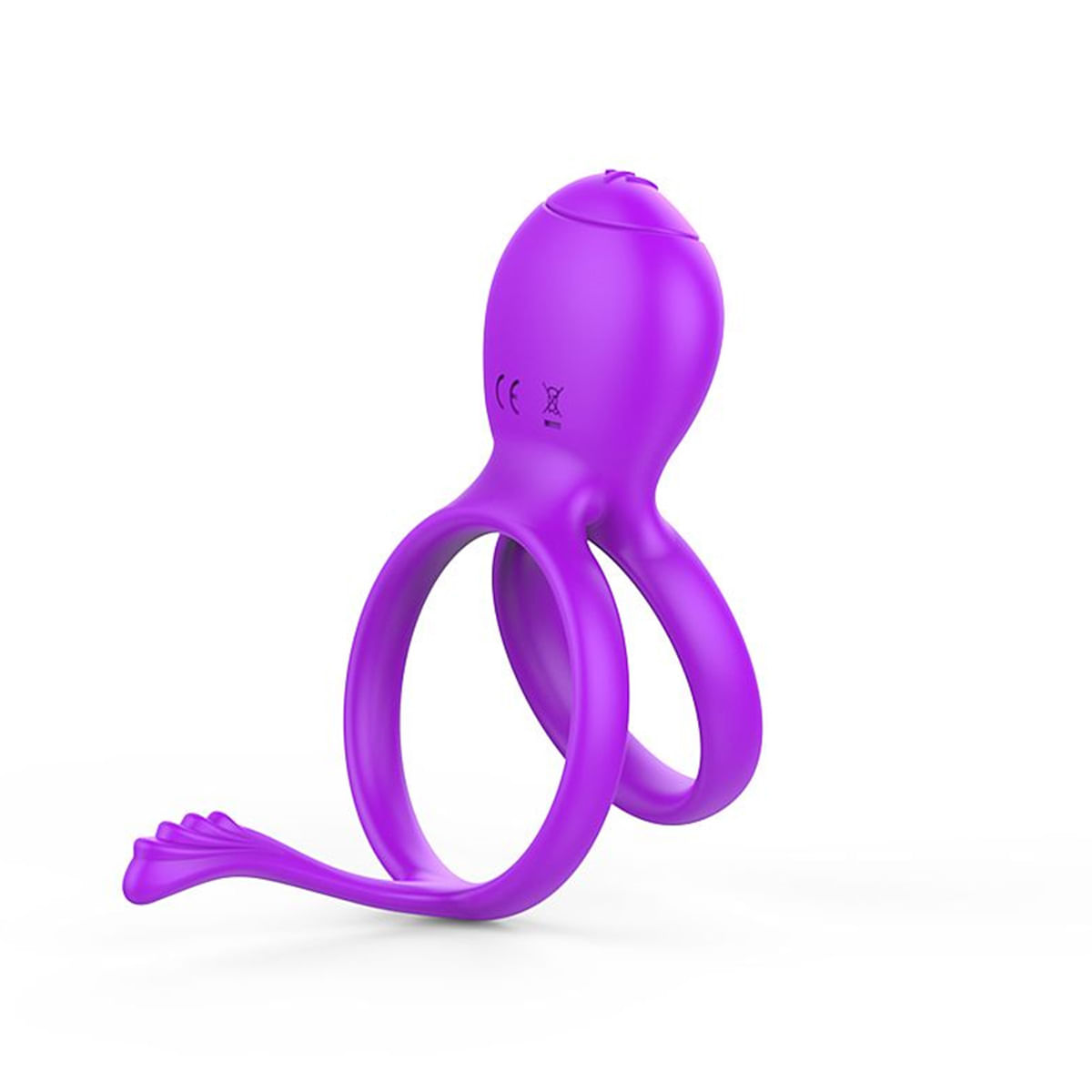 Anel Peniano Duplo Estimulador de Clitóris com Vibrador Sexy Import
