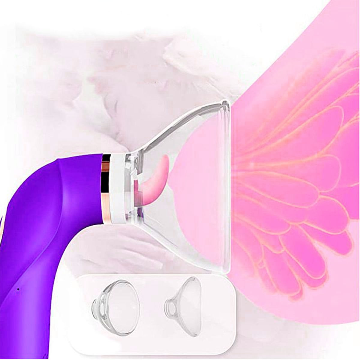 Mildred Vibrador Sugador de Clitóris Multivelocidade Com Língua Sexy Import
