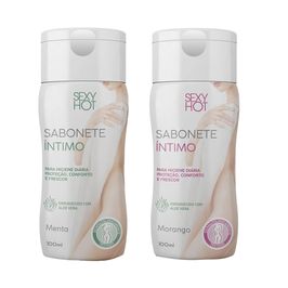 Sabonete Líquido Íntimo com Aloe Vera 100ml Sexy Hot