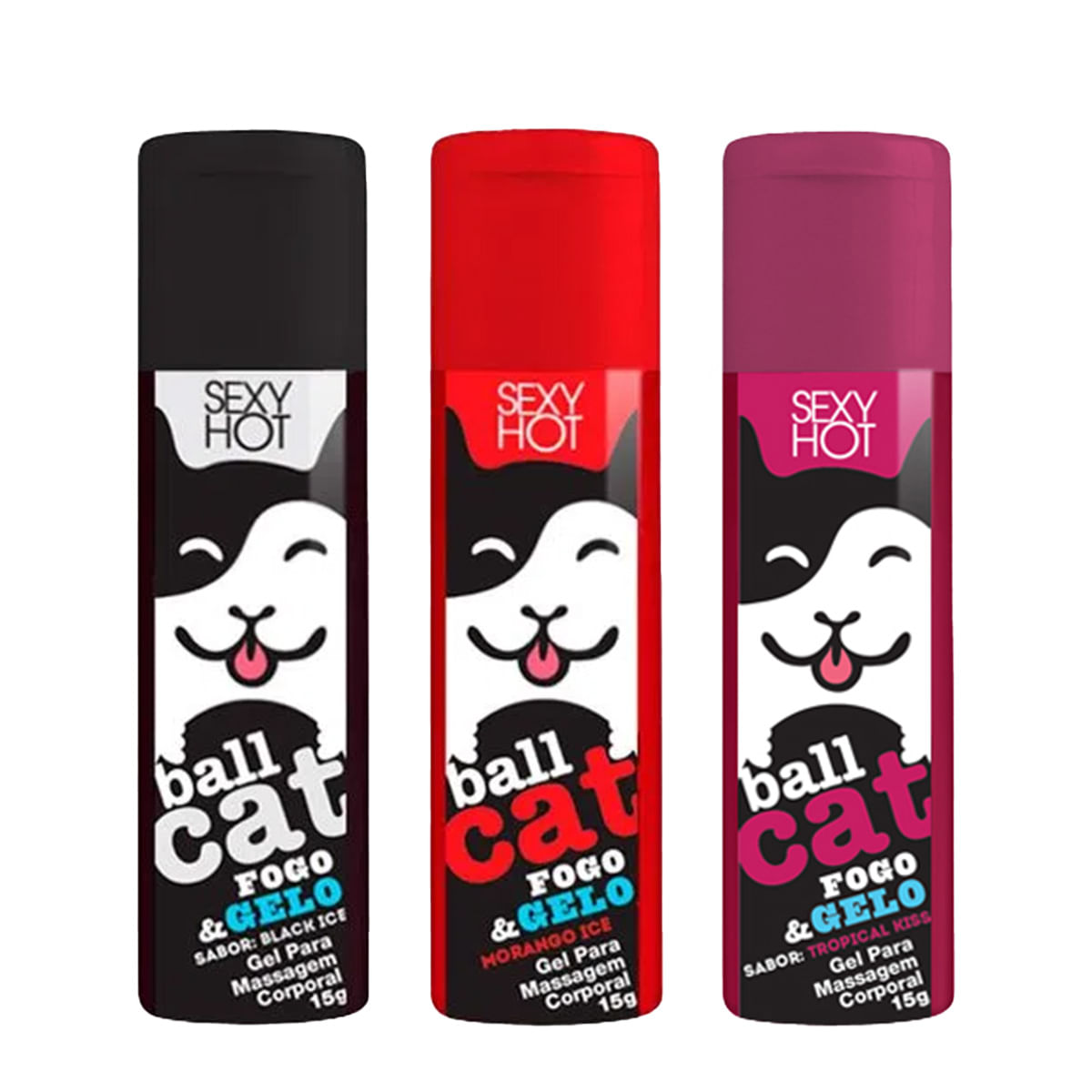 Ball Cat Gel Beijável para Sexo Oral 15g Sexy Hot