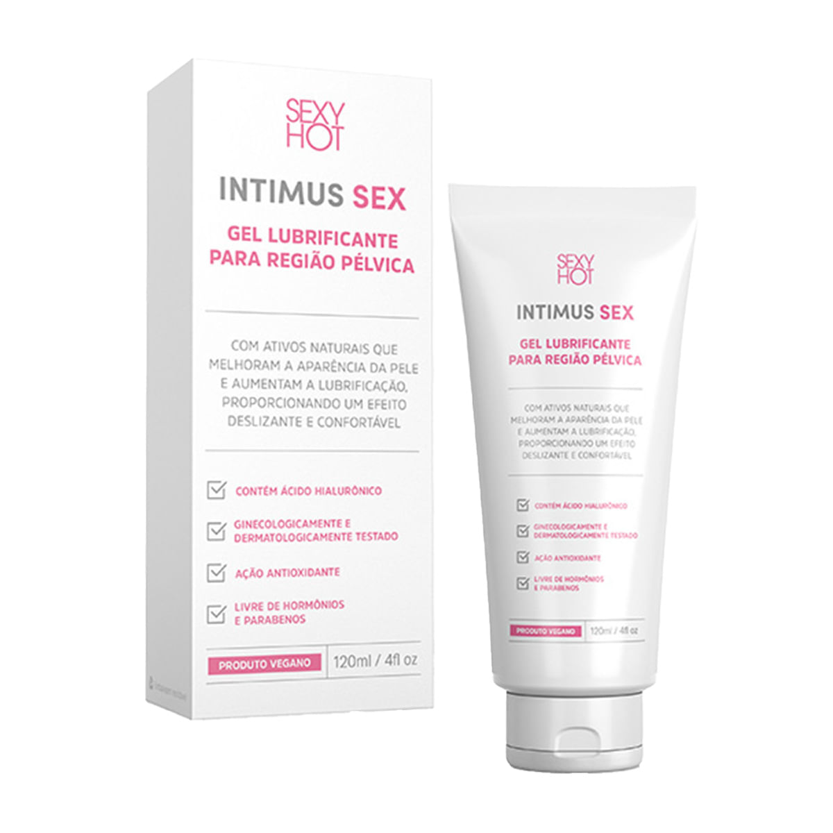 Intimus Sex Gel Lubrificante para Região Pélvica 120ml Sexy Hot