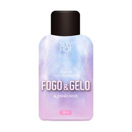 Fogo e Gelo Gel Para Massagem Beijável Adão e Eva