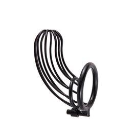 Cinto de Castidade Masculino Com Anel Para Escroto e Cadeado 3R Import