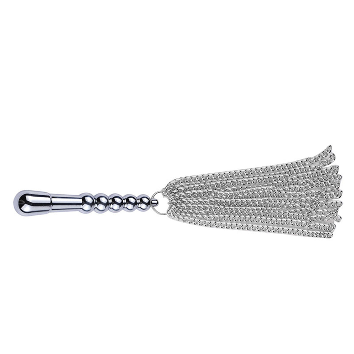 Plug Anal Escalonado de Aluminio com Chicote com Corrente 3R Import Plug Anal Escalonado de Aluminio com Chicote com Corrente 3R Import