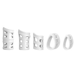 Kit Cock Rings 5 Anéis de Alta Resistência Corretora do Prepúcio 3R Import