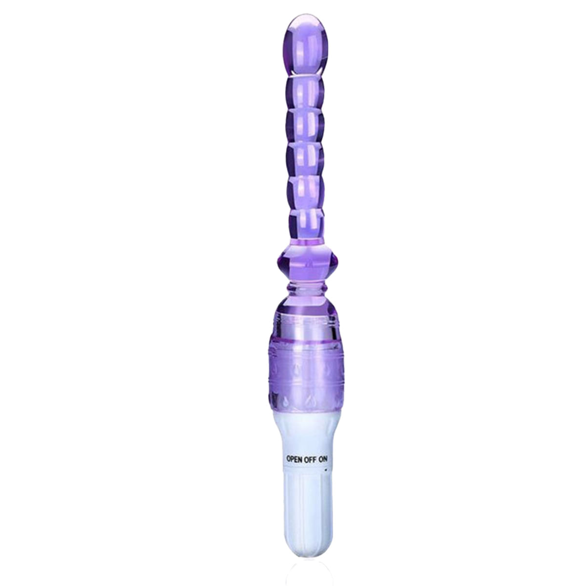 Vibrador Multivelocidade com Capa Escalonada em Jelly Removível 3R Import Vibrador Multivelocidade com Capa Escalonada em Jelly Removível 3R Import