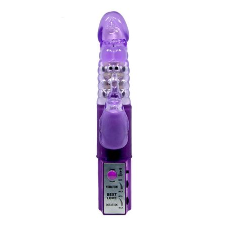 Chrisina Teasing Monkey Vibrador Escalonado com Estimulador Clitoriano Formato Coelho 3R Import