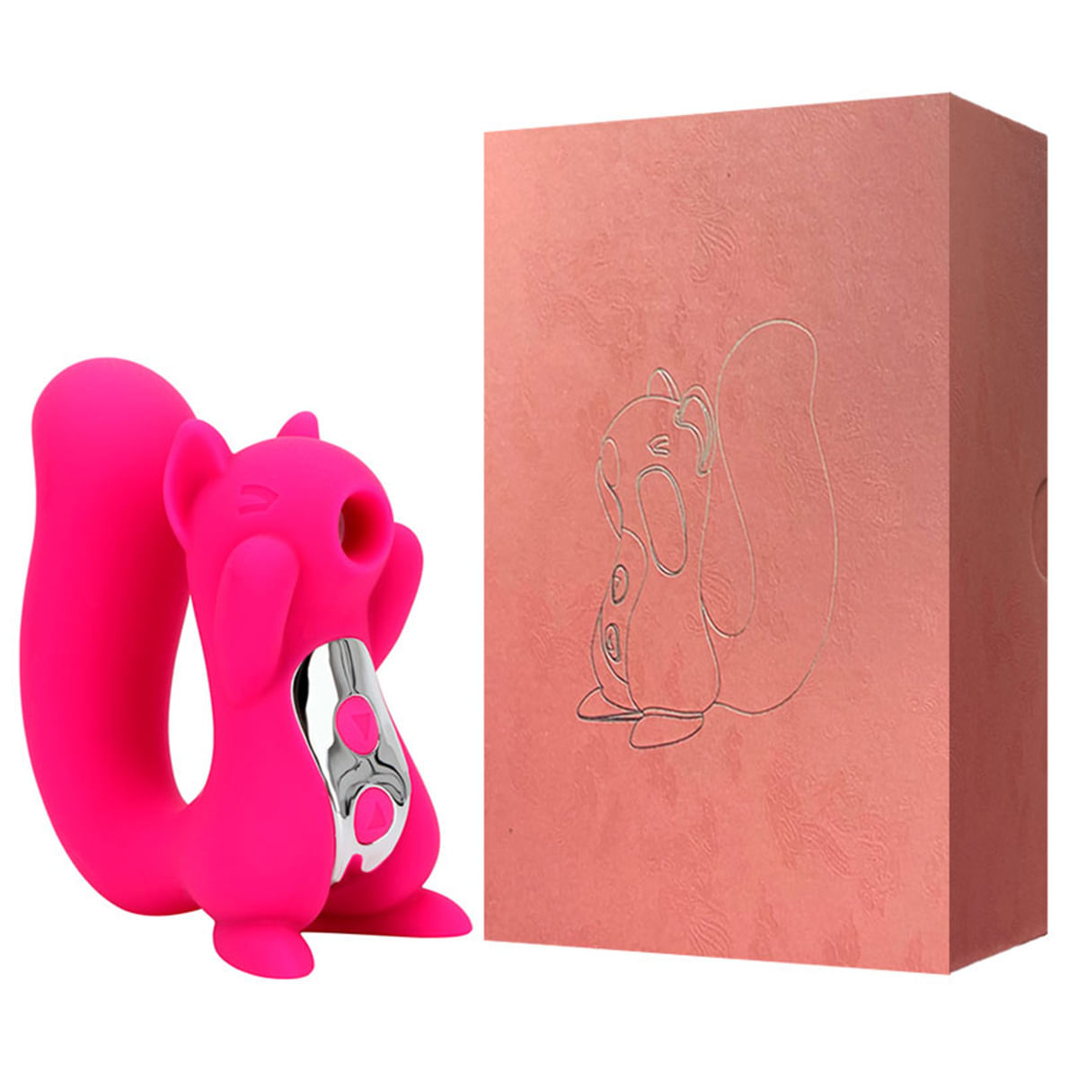 Esquilo Vibrador de Clitóris Recarregável Multivelocidade 3R Import