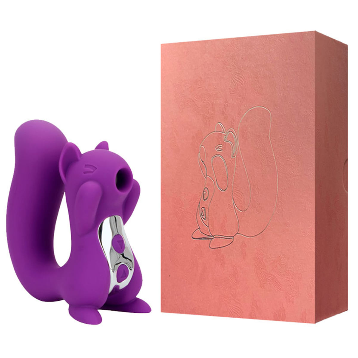 Esquilo Vibrador de Clitóris Recarregável Multivelocidade 3R Import
