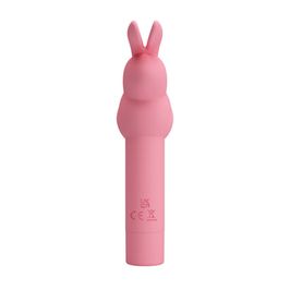 Pretty Love Gerardo Mini Vibrador com 10 Modos de Vibração e Estimulador Coelho na Ponta 3R Import