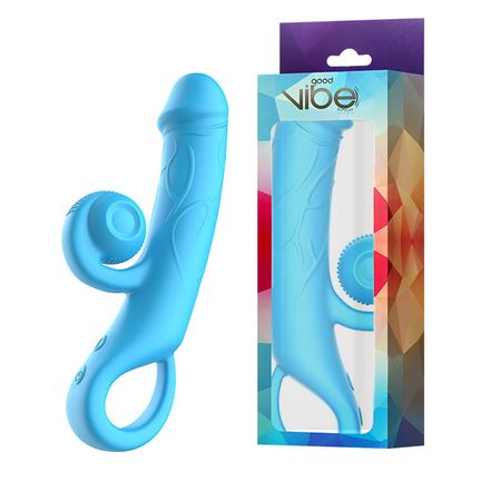 Vibrador Recarregável com 10 Modos de Vibração e Estimulador Clitoriano 3R Import