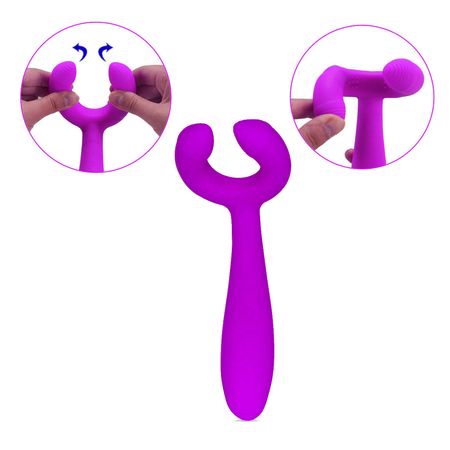 Vibrador Duplo Multi Pro com 7 Modos de Vibração 3R Import
