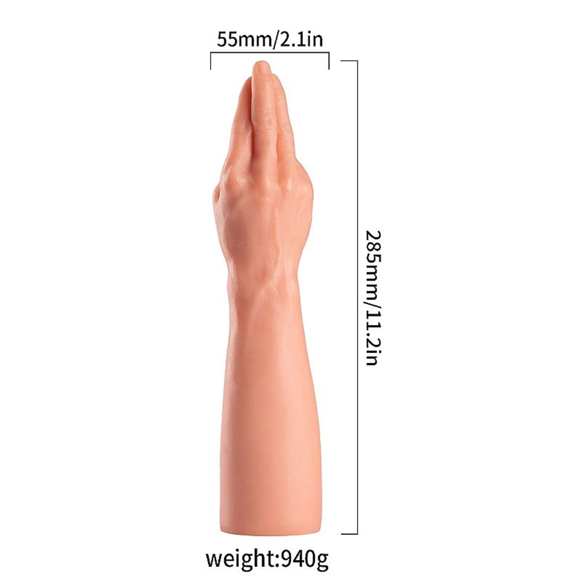Plug Anal Fisting formato de Mão com Punho - Sexy Import