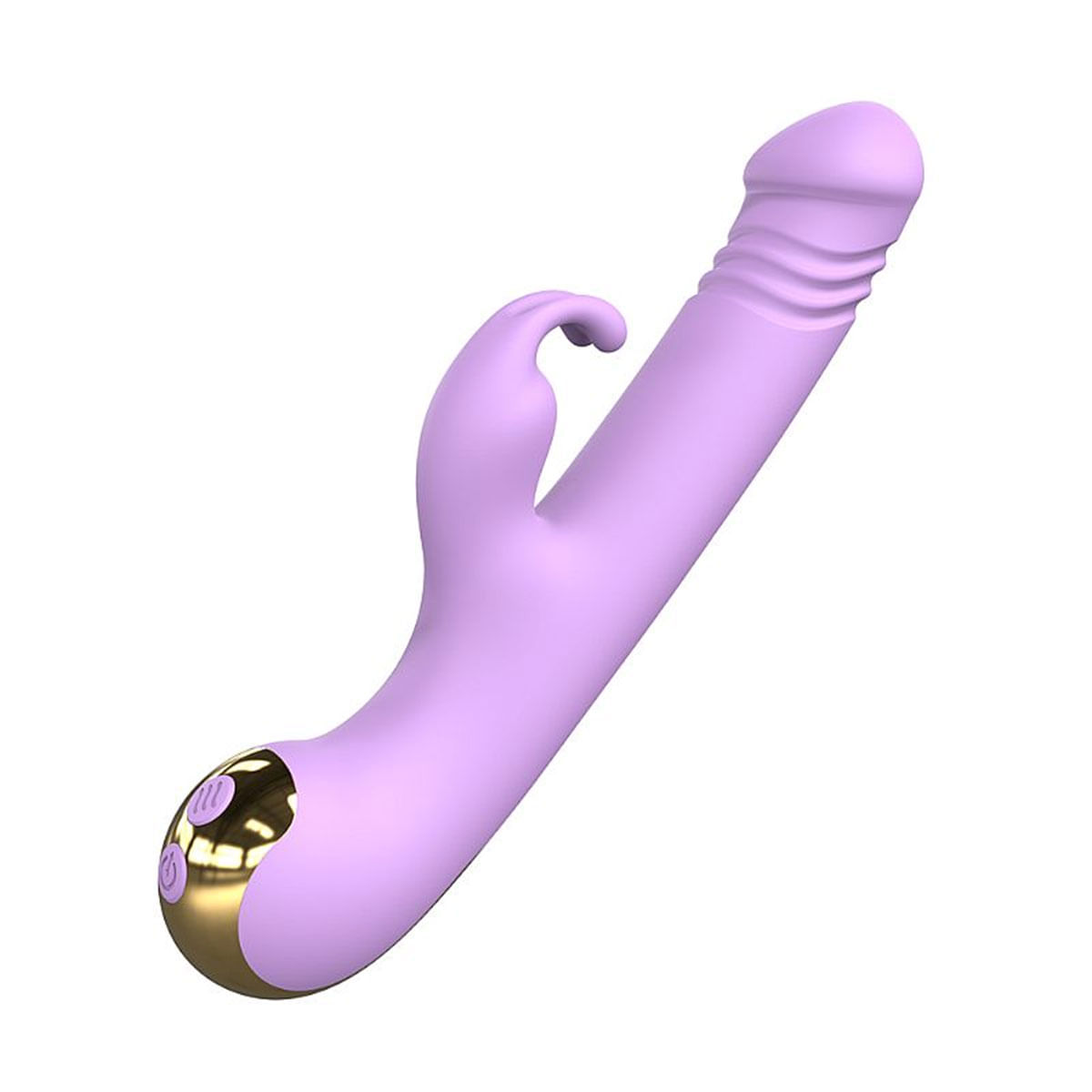 S-hande Happy Rabbit Vibrador de Ponto G e Clitóris Vai e Vem Sexy Import
