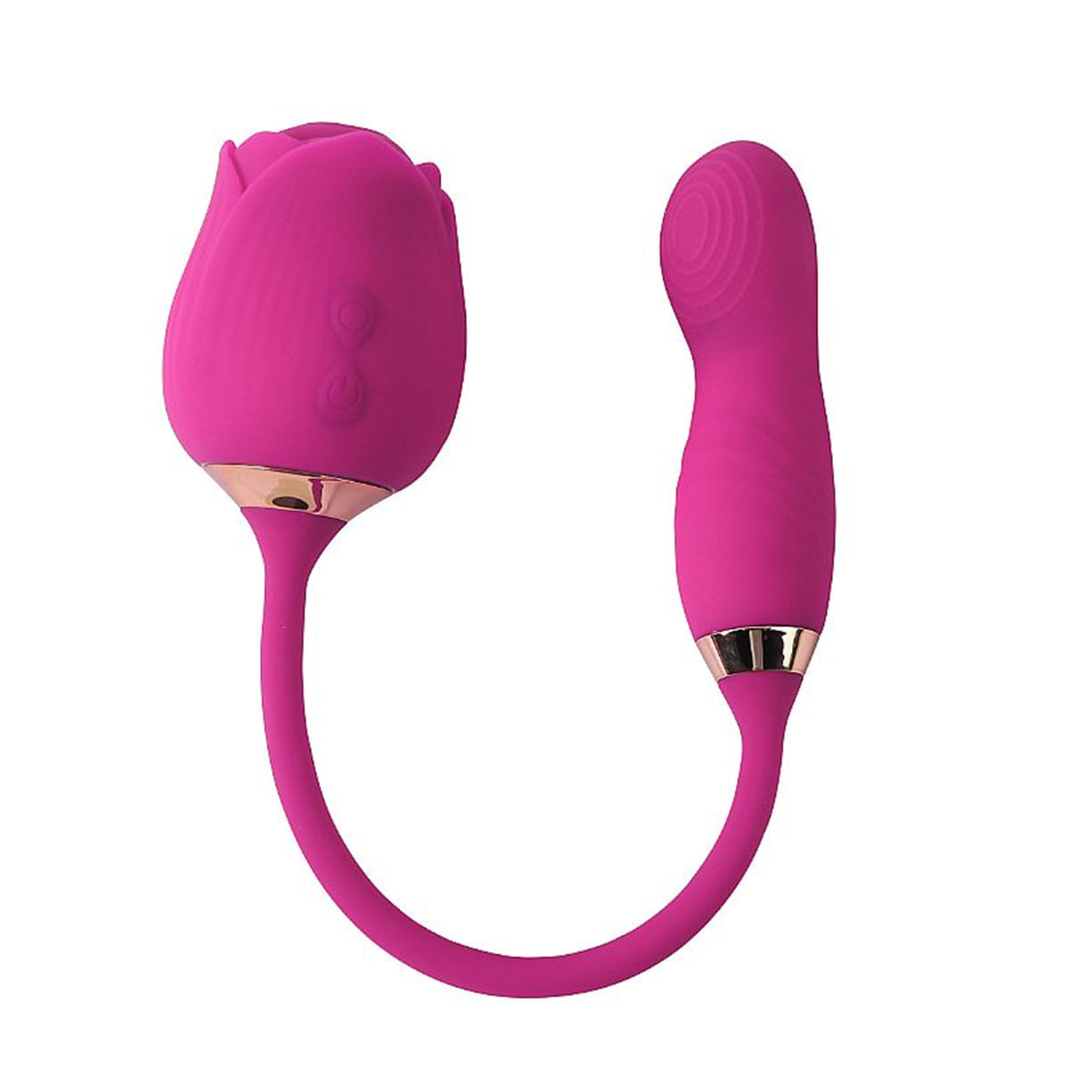 Flowery Pro Vibrador de Ponto G e Clitóris Com Pulsação Sexy Import Flowery Pro Vibrador de Ponto G e Clitóris Com Pulsação Sexy Import