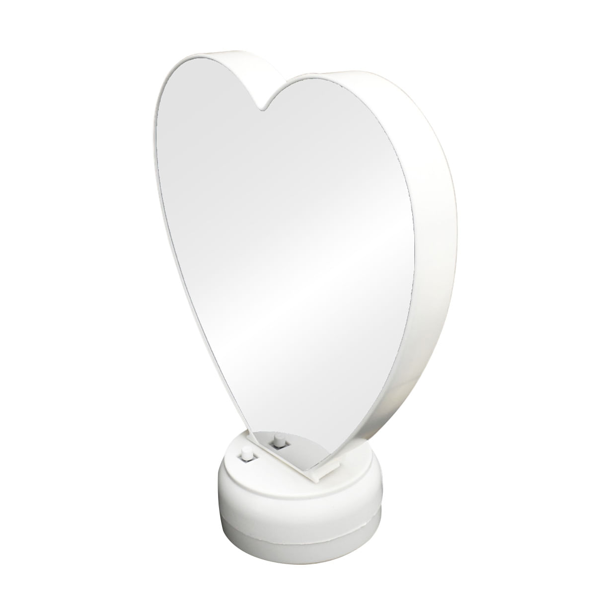 Espelho de Mesa com LED em Formato Coração Imporiente