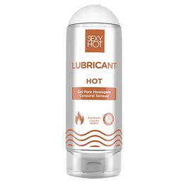 Gel Lubrificante Lubricant HotMega Deslizante Efeito Esquenta 200ml Sex Hot