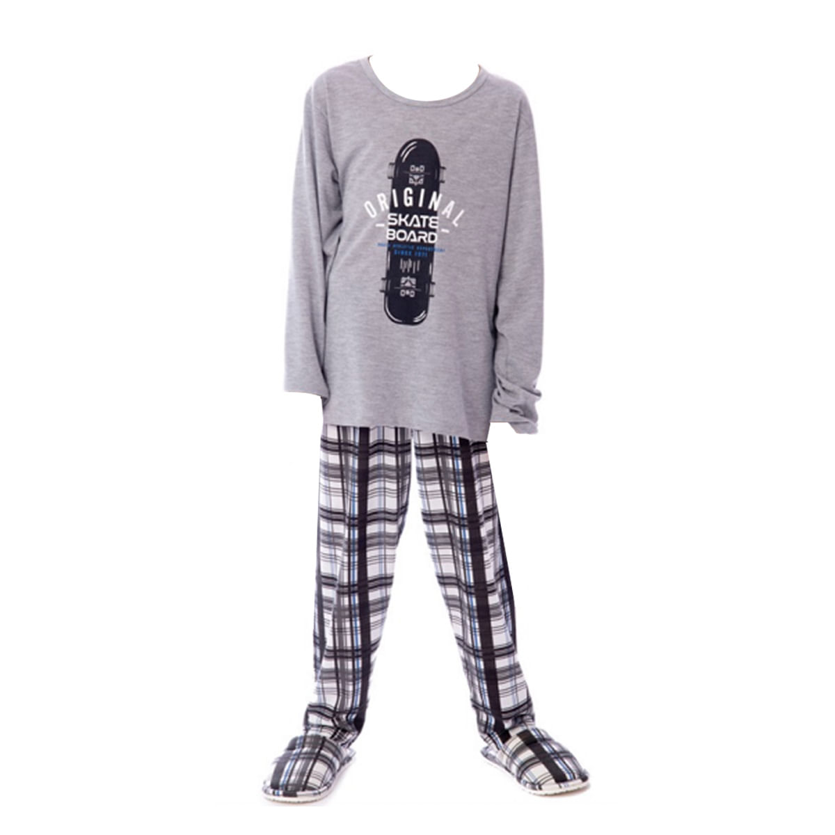Pijama Confort Infantil Manga Longa e Calça Coleção Inverno Victory