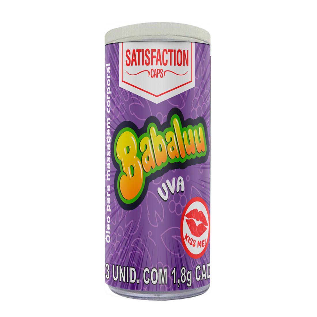 Babaluu Bolinha em Cápsula 3 Unidades Satisfaction Caps