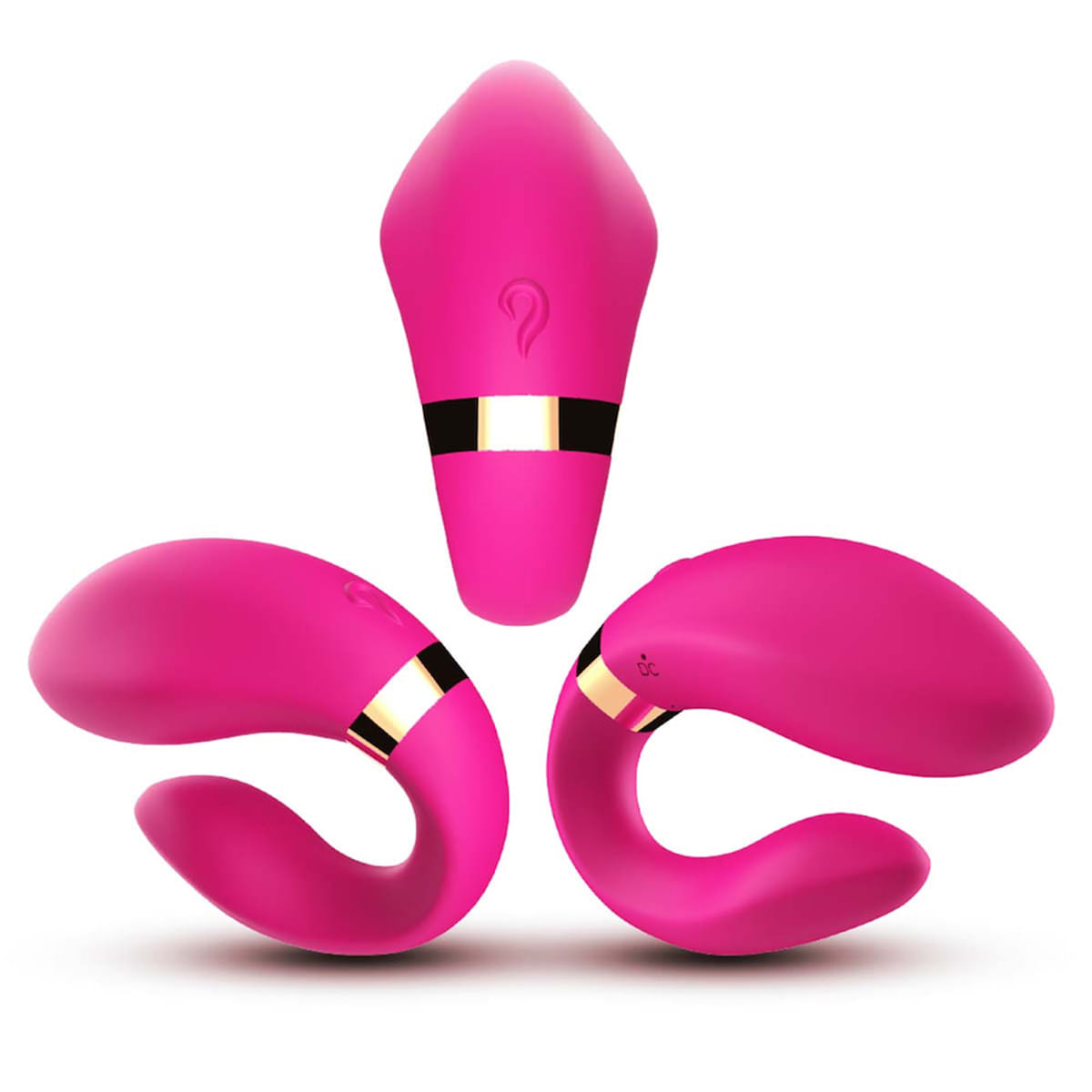 Vibrador para Casal com 9 Modos de Vibração e Controle Remoto Vip Mix