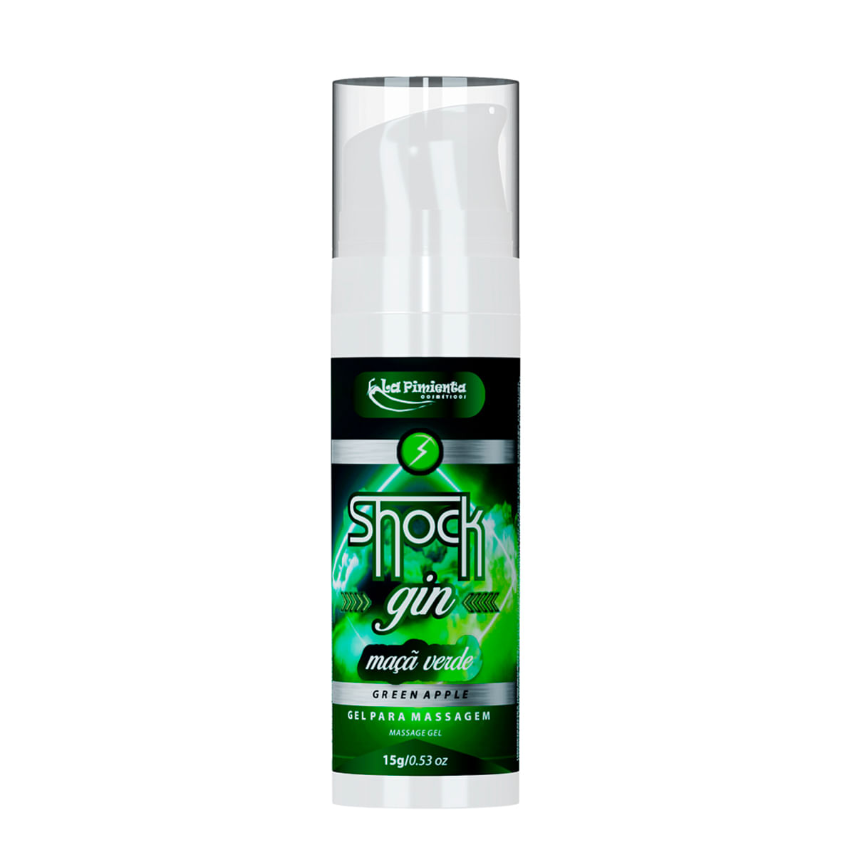 Shock Gin Excitante Elétrico Beijável 15g La Pimienta Shock Gin Excitante Elétrico Beijável 15g La Pimienta