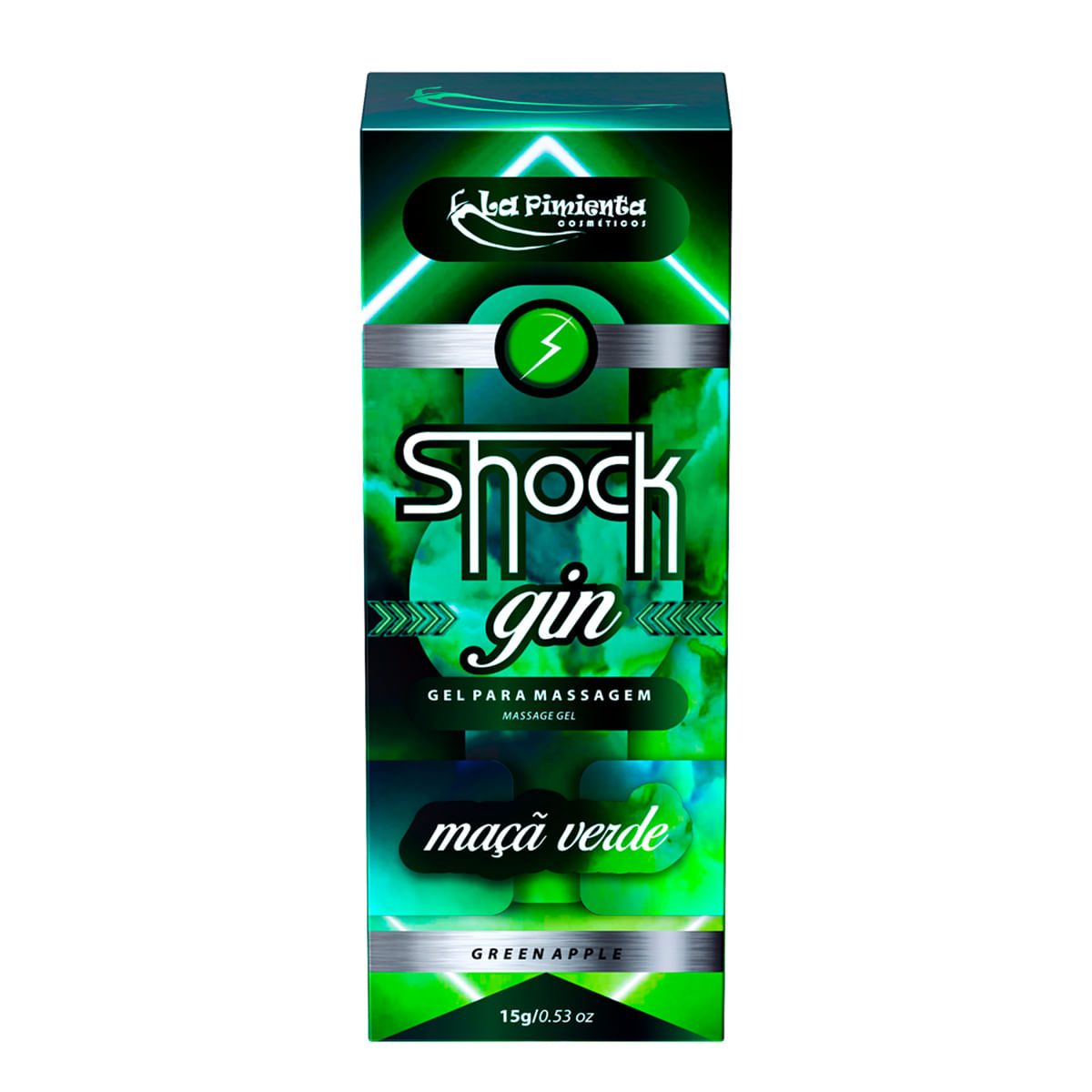 Shock Gin Excitante Elétrico Beijável 15g La Pimienta