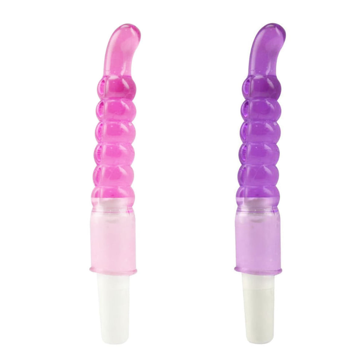 Vibrador em Silicone Escalonado com Estimulador Miss Collection Vibrador em Silicone Escalonado com Estimulador Miss Collection