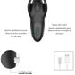 Cronos Vibrador Peniano com Estimulador de Testículos e 10 Modos de Vibração e Pulsação Me Ame Sex T