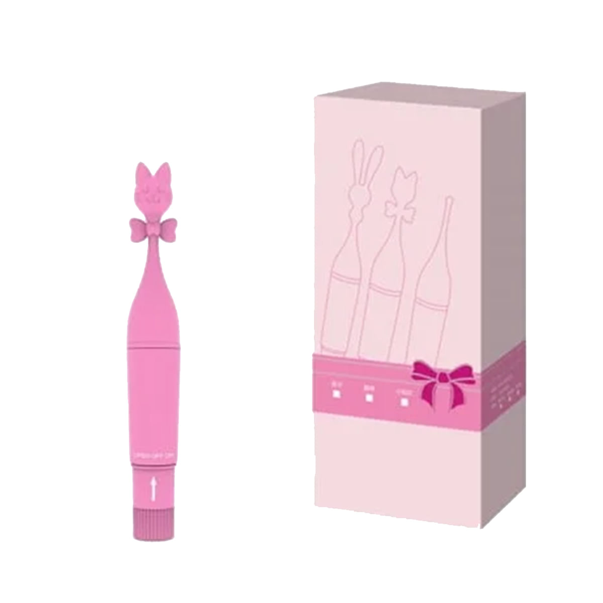 Vibrador Personal Gatinho a Pilha com Vibração Única Our Moment Import